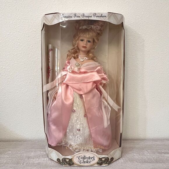 RARE Collectors Choice Genuine Fine Bisque Porcelain Limited Edition 18" Doll - Picture 1 of 9